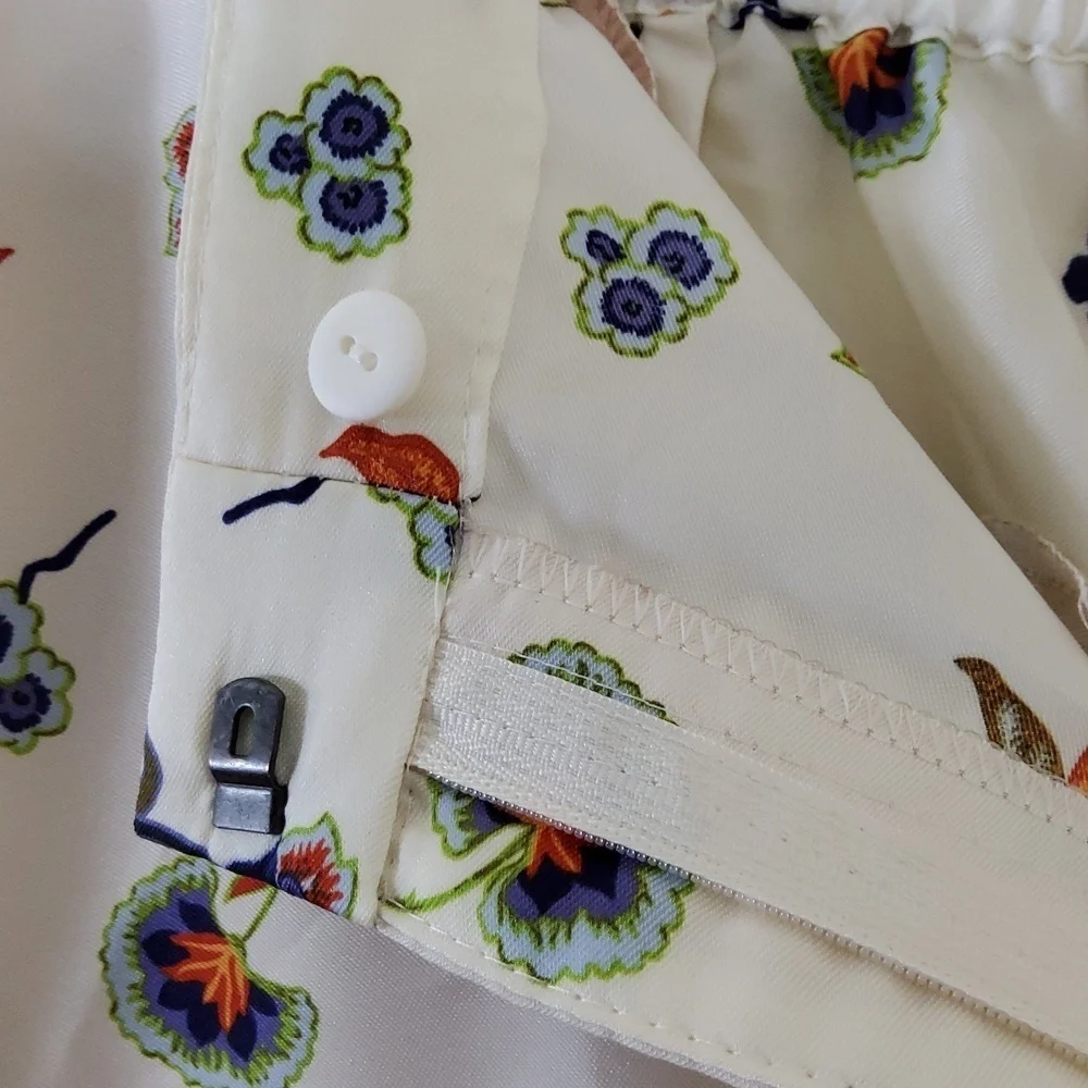 Zara Multicolor Floral Pants Size XL